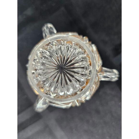 American Glass Gold Trim Toothpick Holder in the Minnesota Pattern Circa 1890’s - Picture 5 of 6